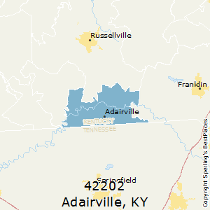 Adairville (zip 42202), KY