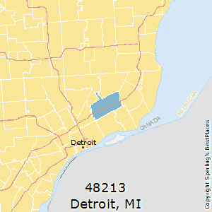 Detroit (zip 48213), MI