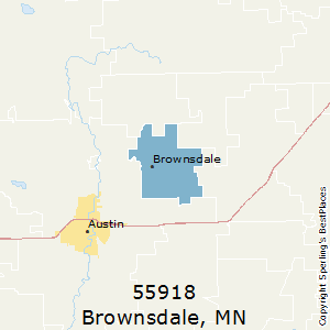 Brownsdale (zip 55918), MN