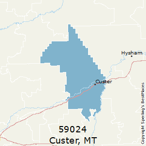 Custer (zip 59024), MT