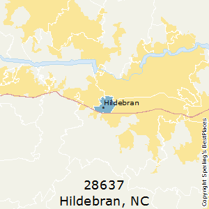 Hildebran (zip 28637), NC