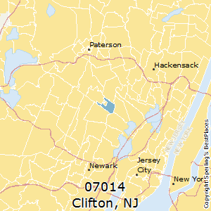 zip code clifton new jersey