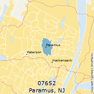 new jersey paramus zip code