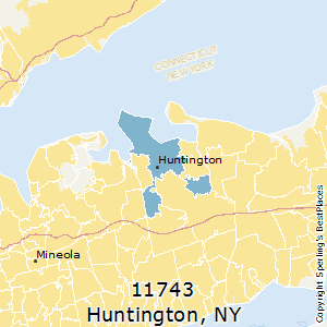 Huntington New York Map