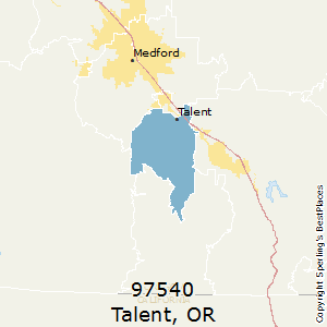 Map Of Talent Oregon Best Places To Live In Talent (Zip 97540), Oregon