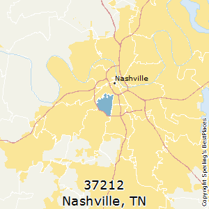 Nashville Tn Zip Code Map