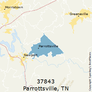 Parrottsville (zip 37843), TN