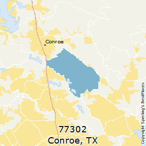 conroe zip texas code