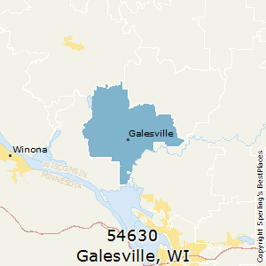 Galesville (zip 54630), WI